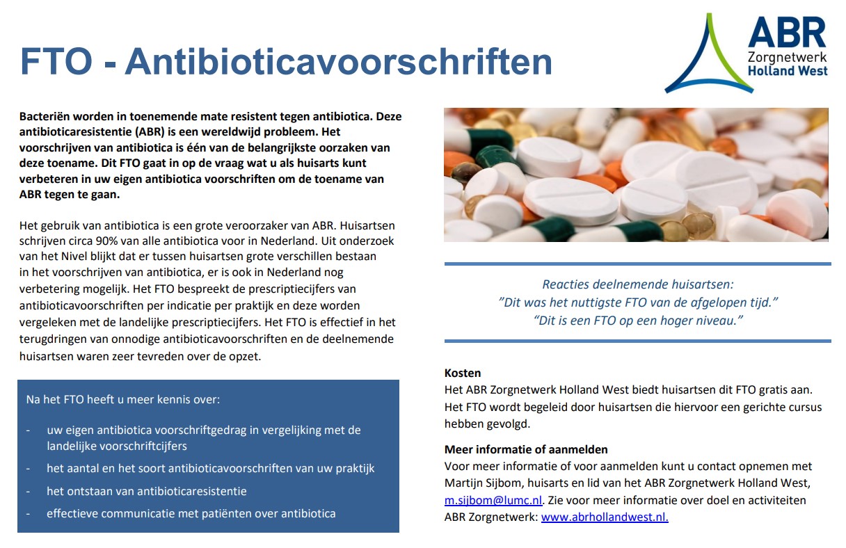Flyer fto antibioticavoorschriften
